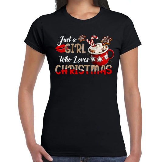 JUST A GIRL WHO | LADIES T-SHIRT