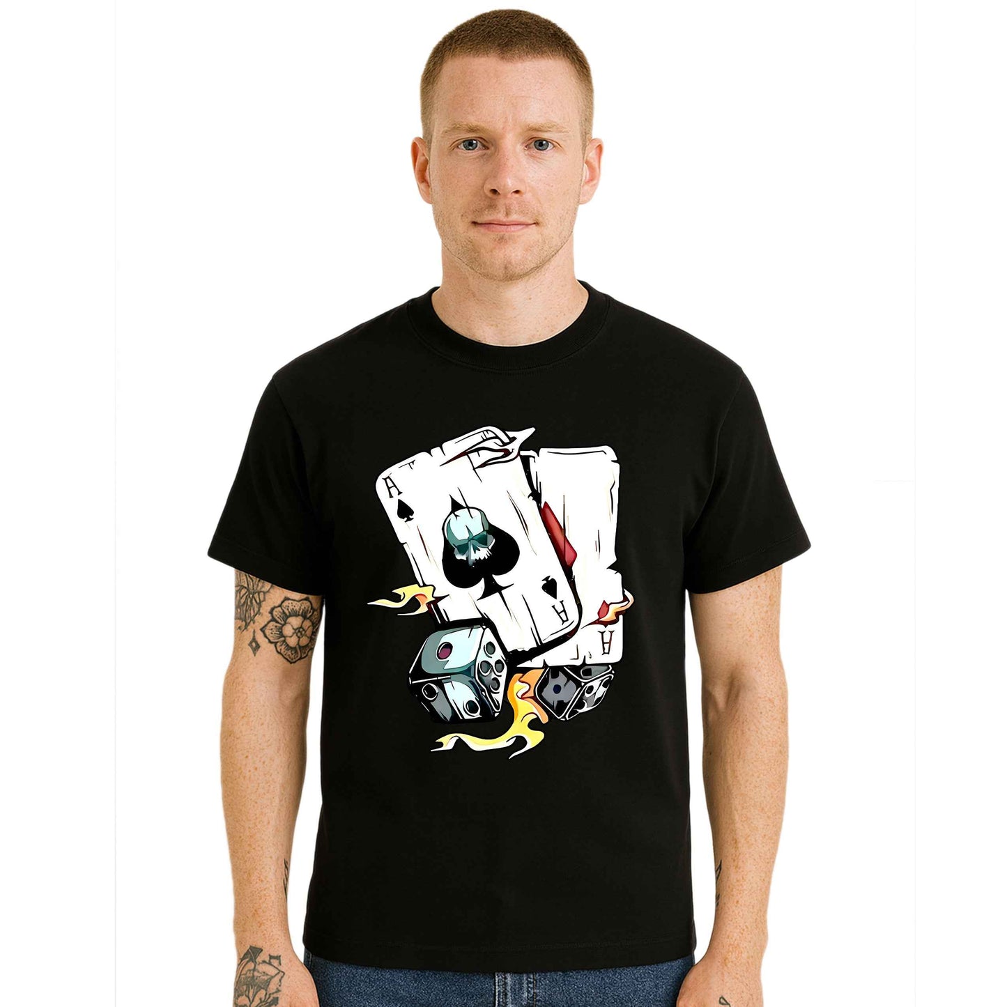 Ancient Fiery Playing | T-Shirt For Men's