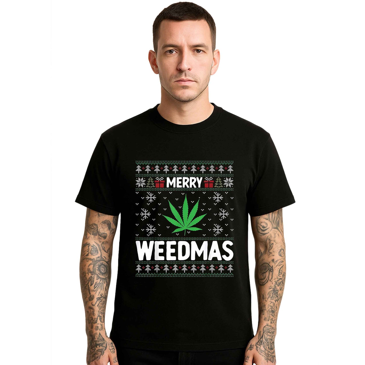 Merry Weedmas |T-Shirt For Men's