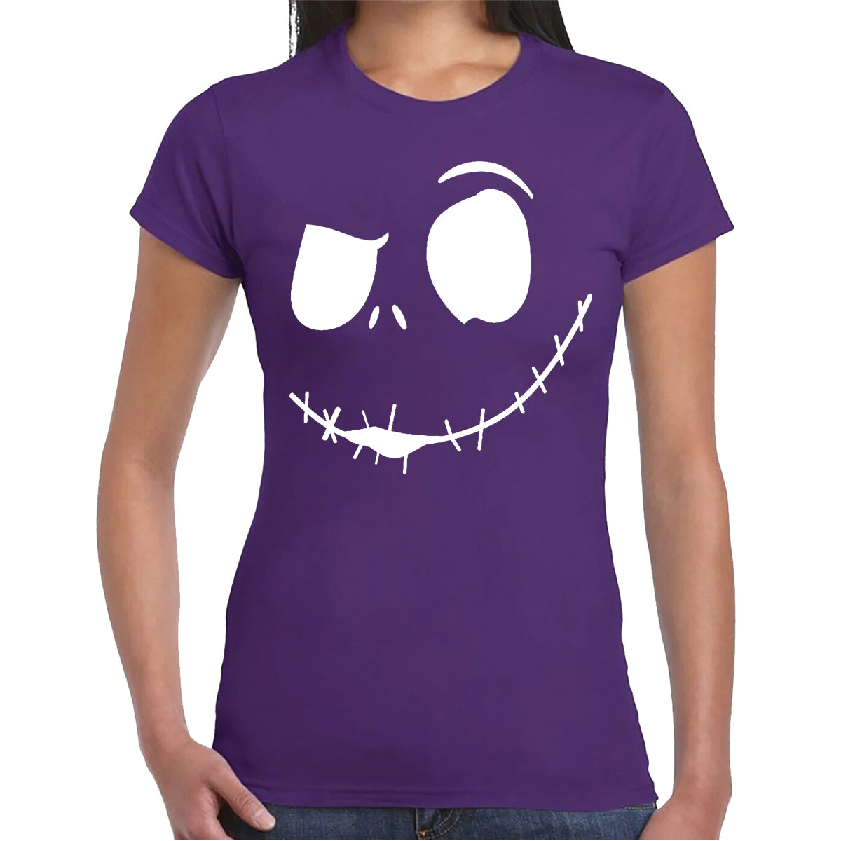 Jack Stitched Up Face | LADIES T-SHIRT