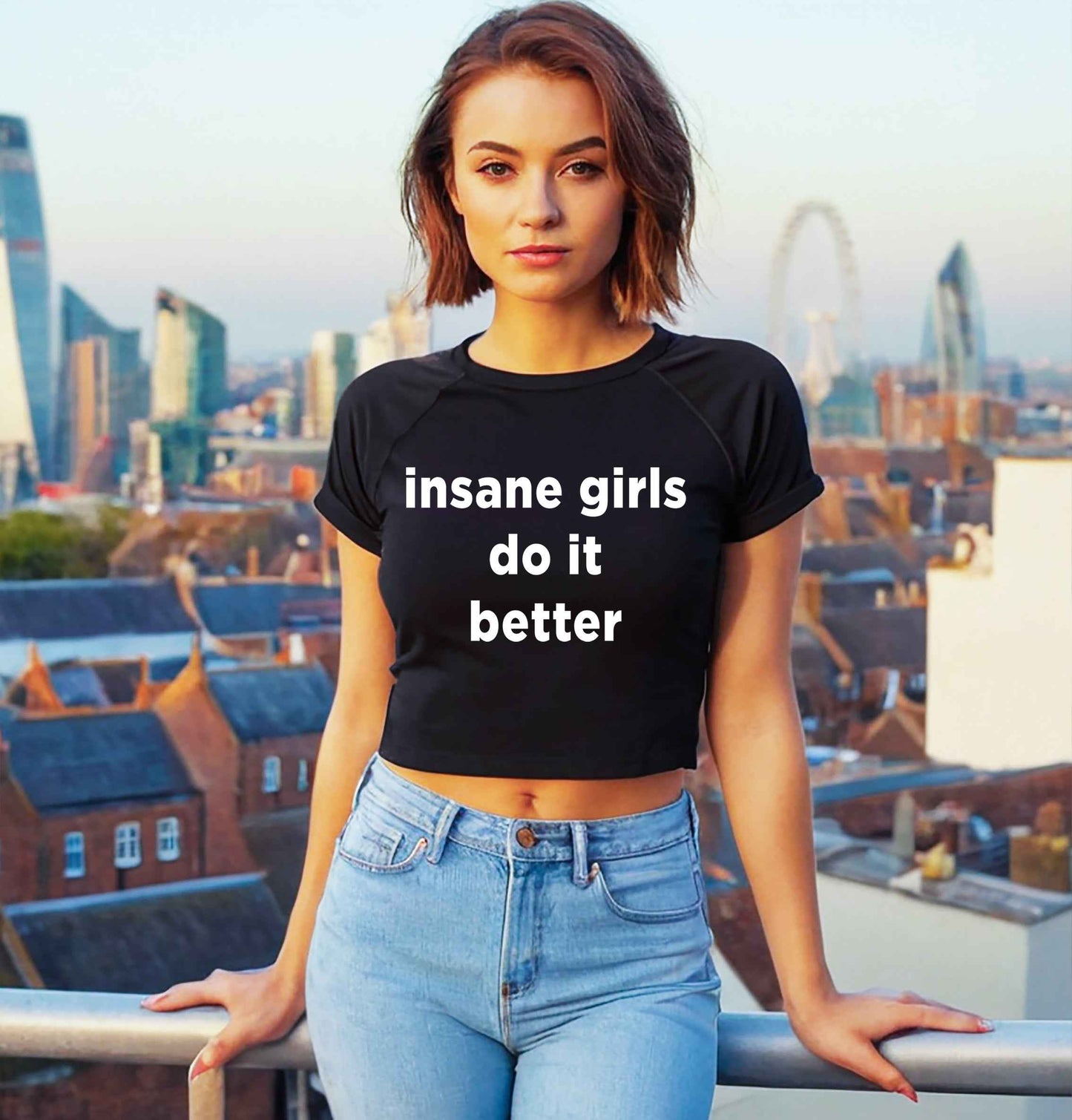 INSANE GIRLS DO IT BETTER | CROP TOP FOR LADIES