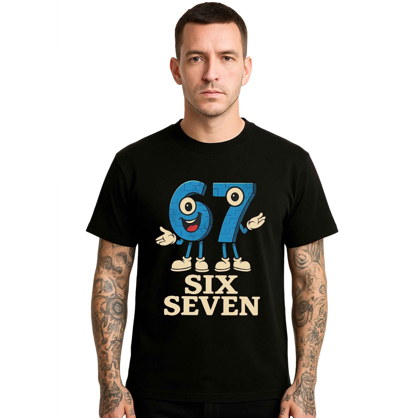 67 Six Seven Funny Number | T-Shirt For Men's 67 Six Seven Funny Number | T-Shirt For Men's