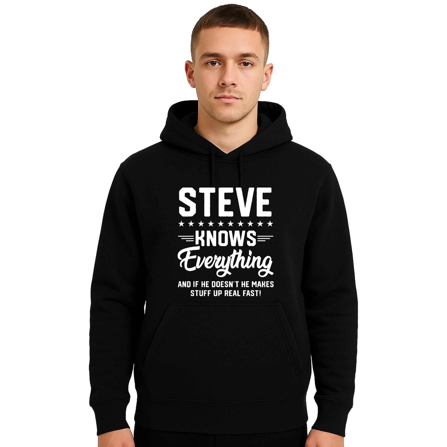 Steve Knows Everything | Hoody For Men's