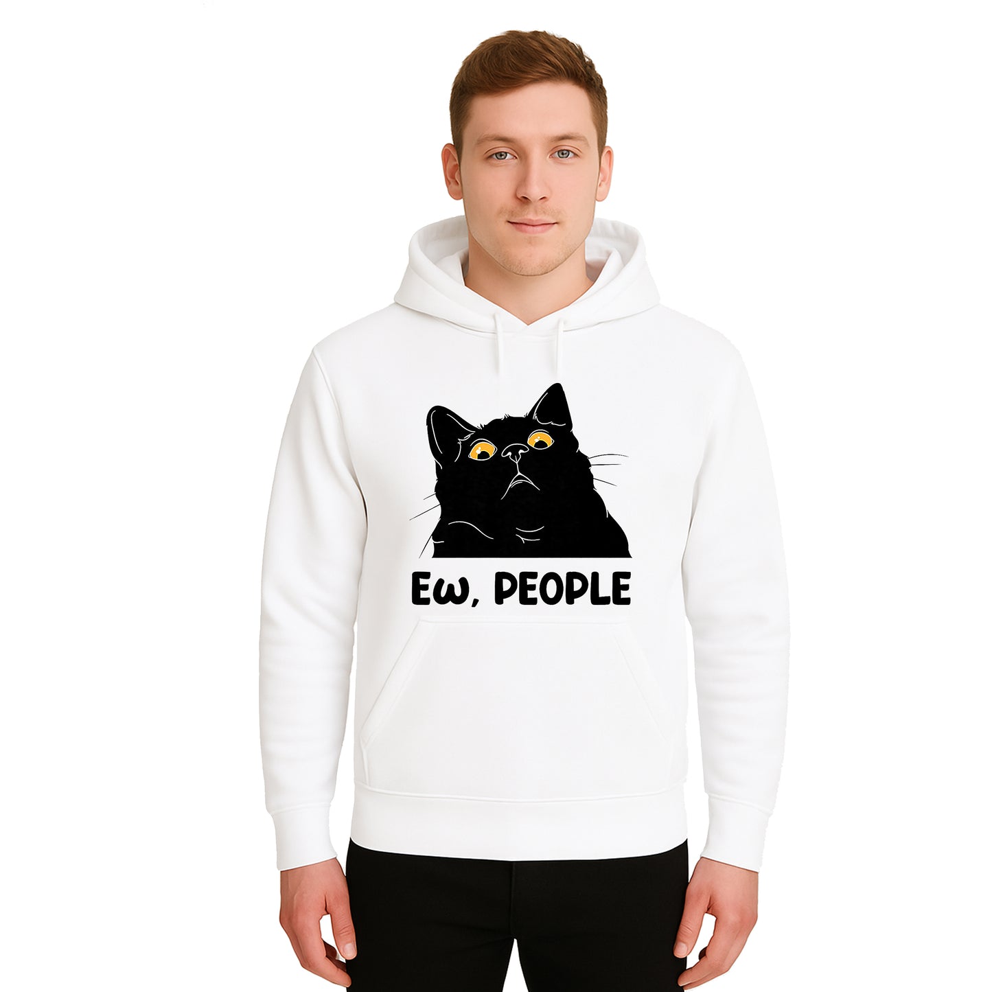 Ew People Black Cat | Hoody For Men's Ew People Black Cat | Hoody For Men's