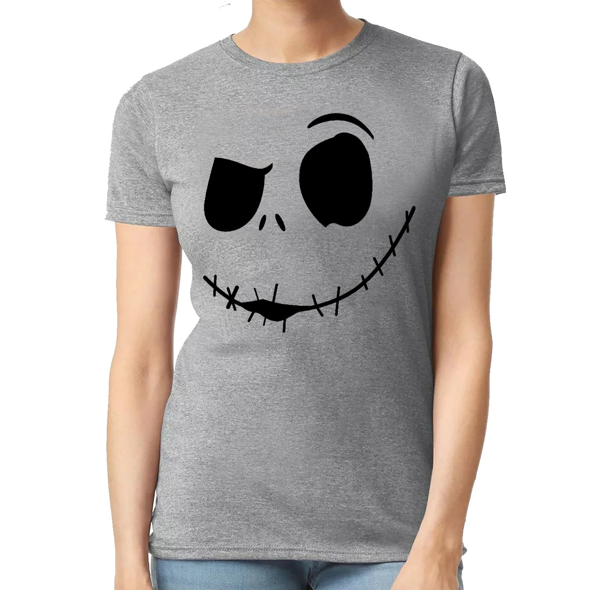 Jack Stitched Up Face | LADIES T-SHIRT