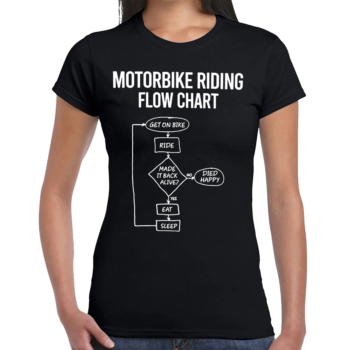 Motorbike Riding | LADIES T-SHIRT