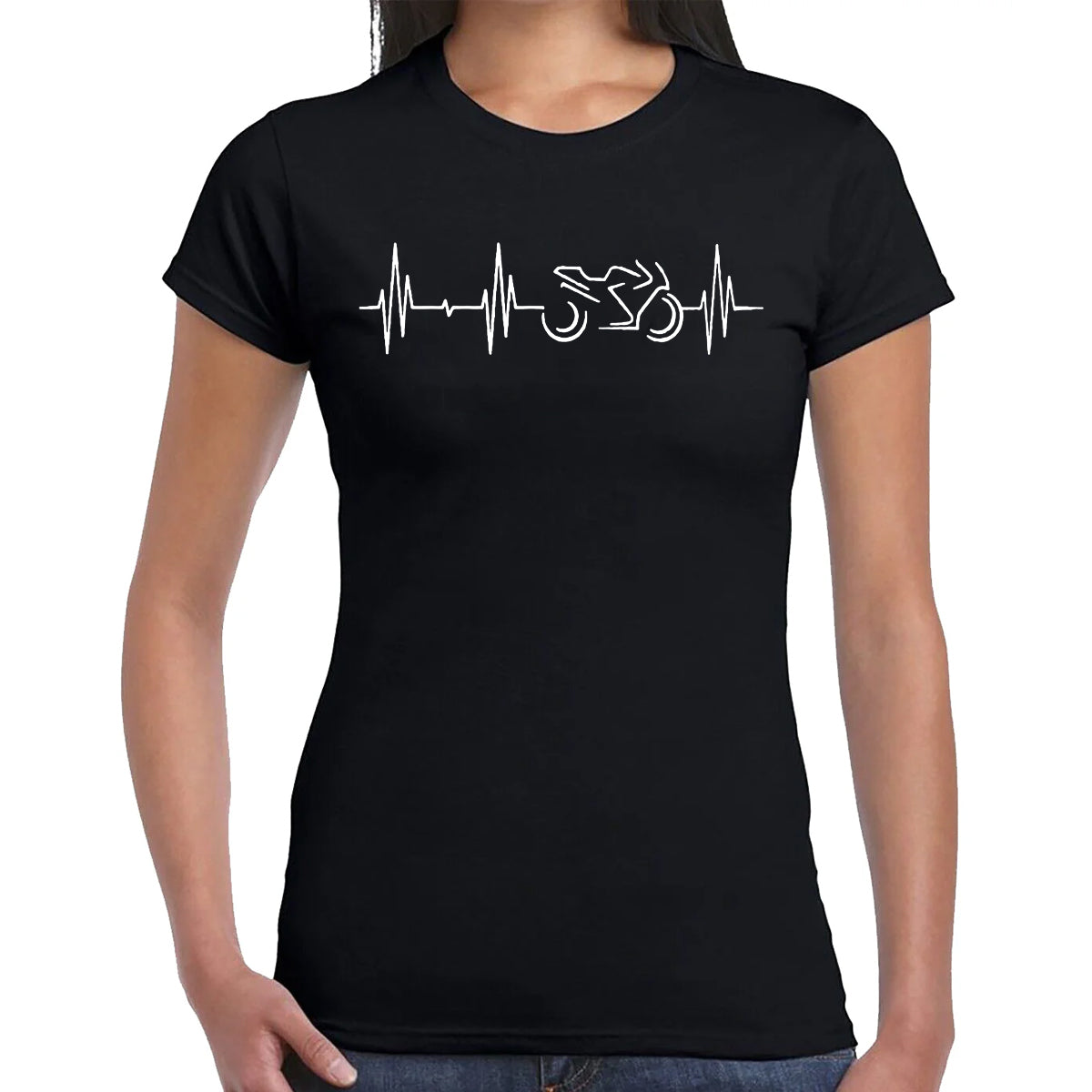 Motorcycle Heartbeat | LADIES T-SHIRT
