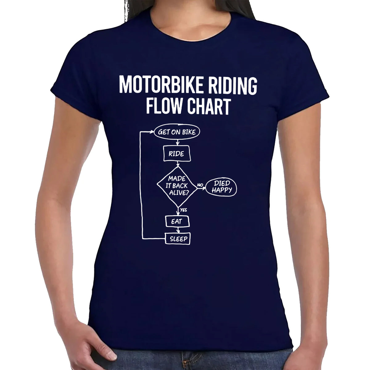 Motorbike Riding | LADIES T-SHIRT