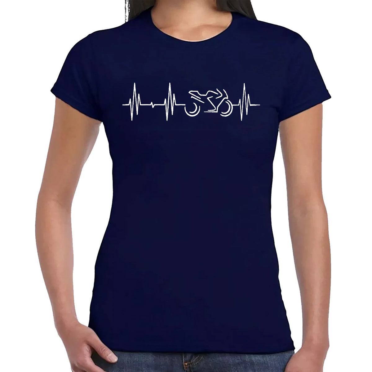 Motorcycle Heartbeat | LADIES T-SHIRT
