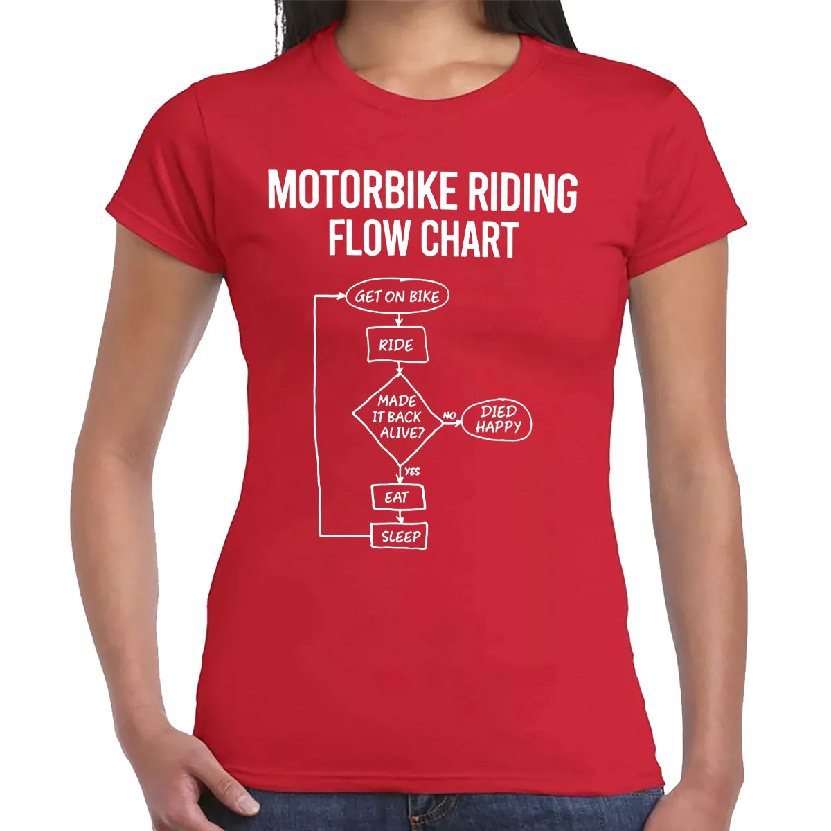 Motorbike Riding | LADIES T-SHIRT