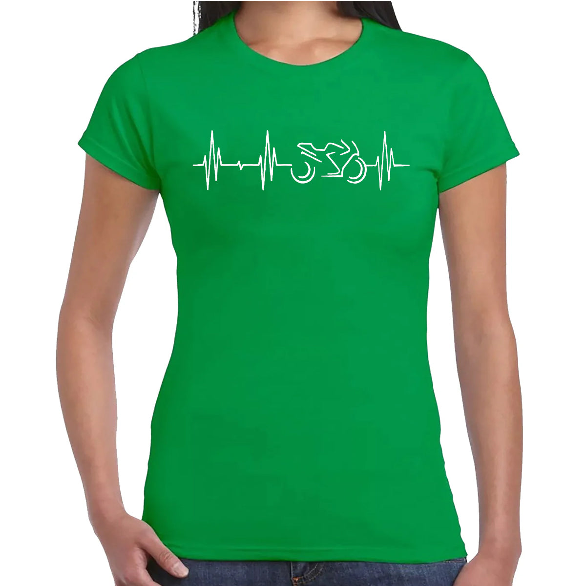 Motorcycle Heartbeat | LADIES T-SHIRT