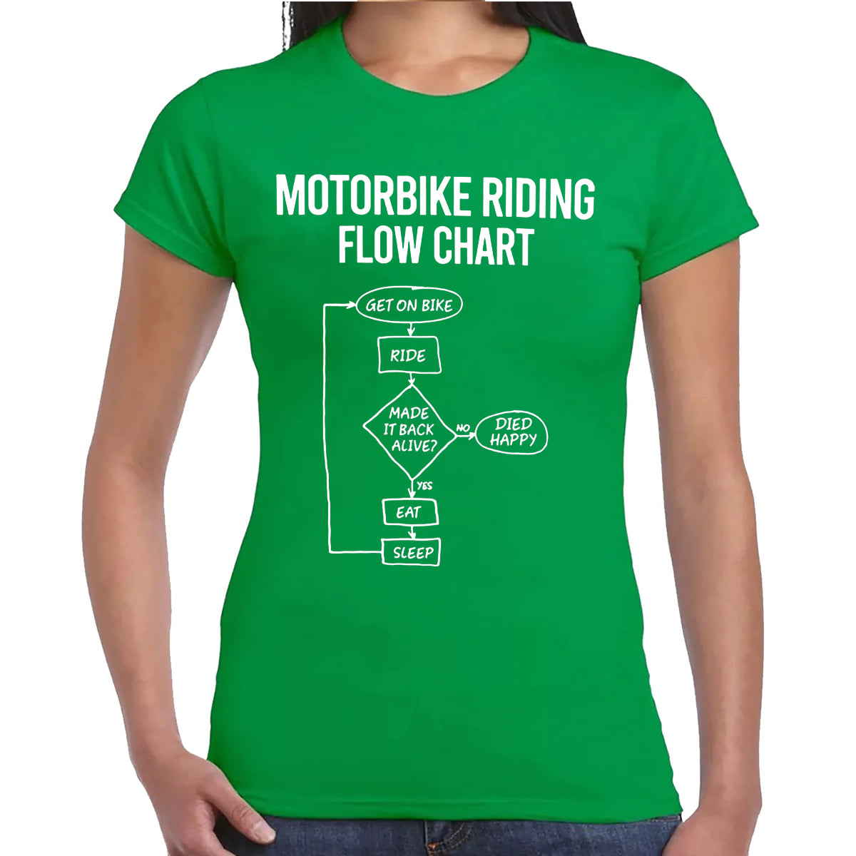 Motorbike Riding | LADIES T-SHIRT