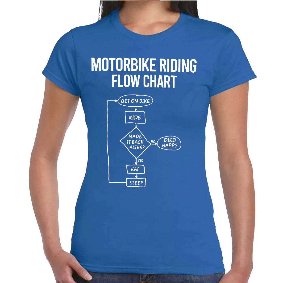 Motorbike Riding | LADIES T-SHIRT