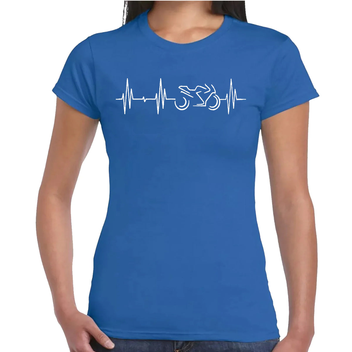 Motorcycle Heartbeat | LADIES T-SHIRT