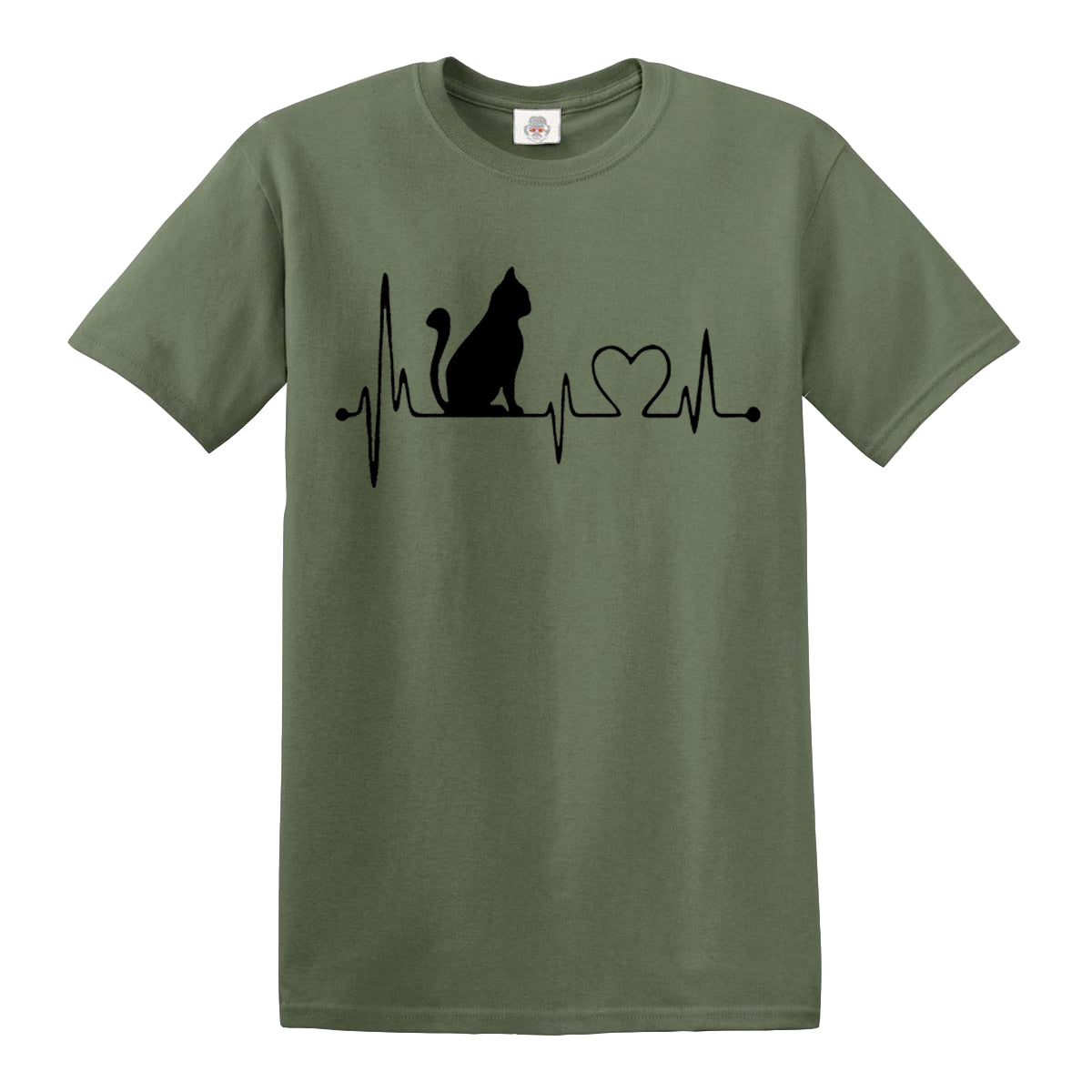 CAT HEART PATTERN | MEN'S T-SHIRT