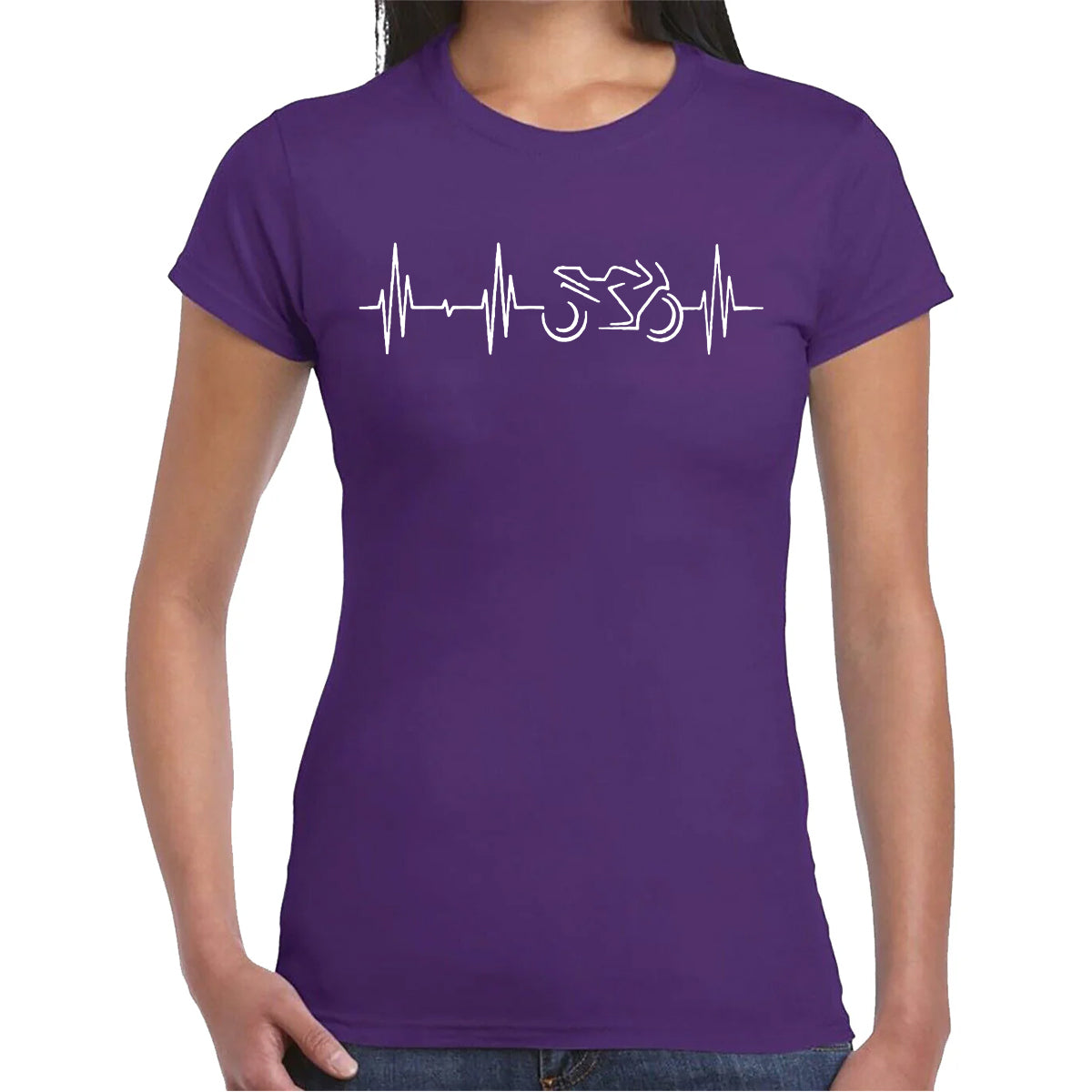Motorcycle Heartbeat | LADIES T-SHIRT