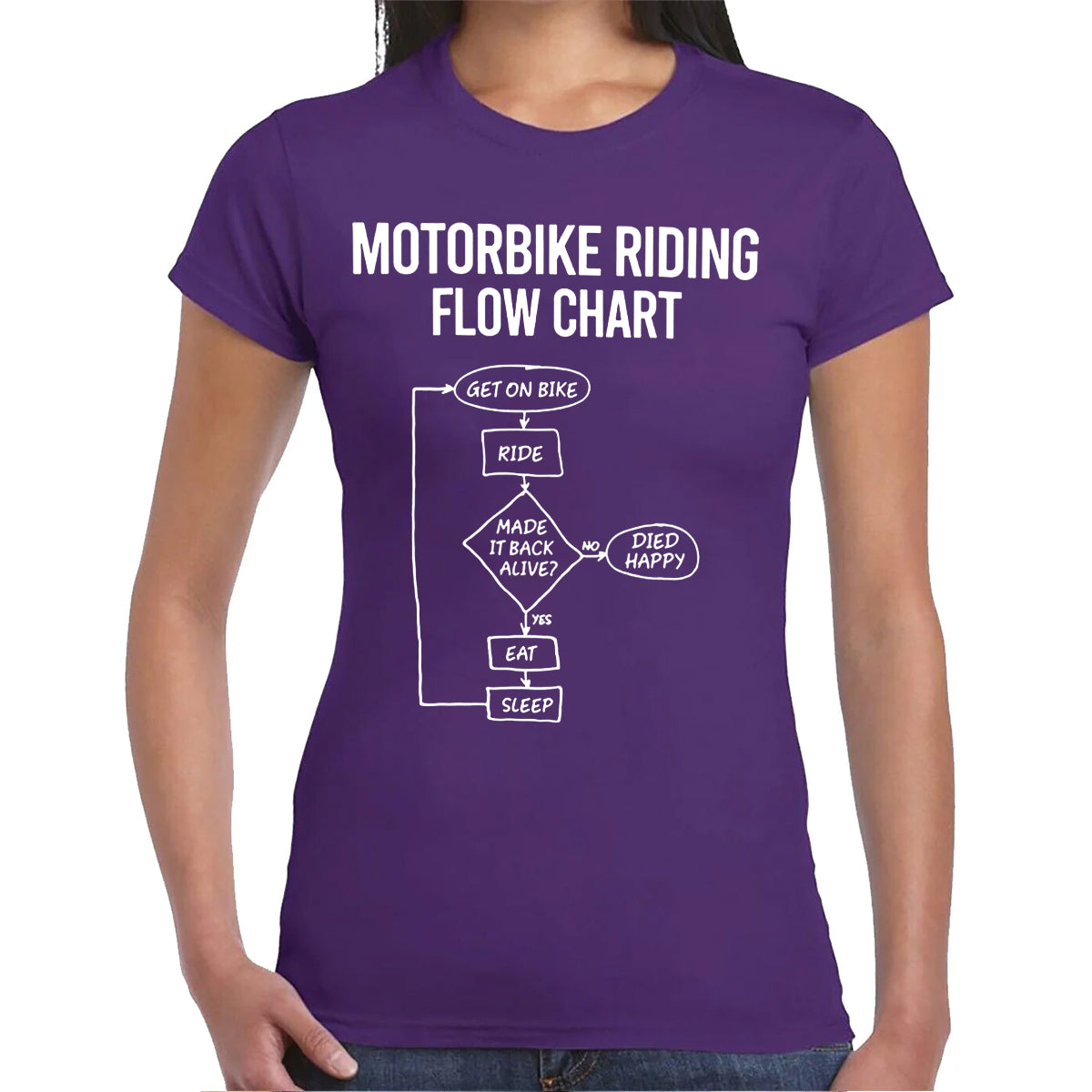 Motorbike Riding | LADIES T-SHIRT