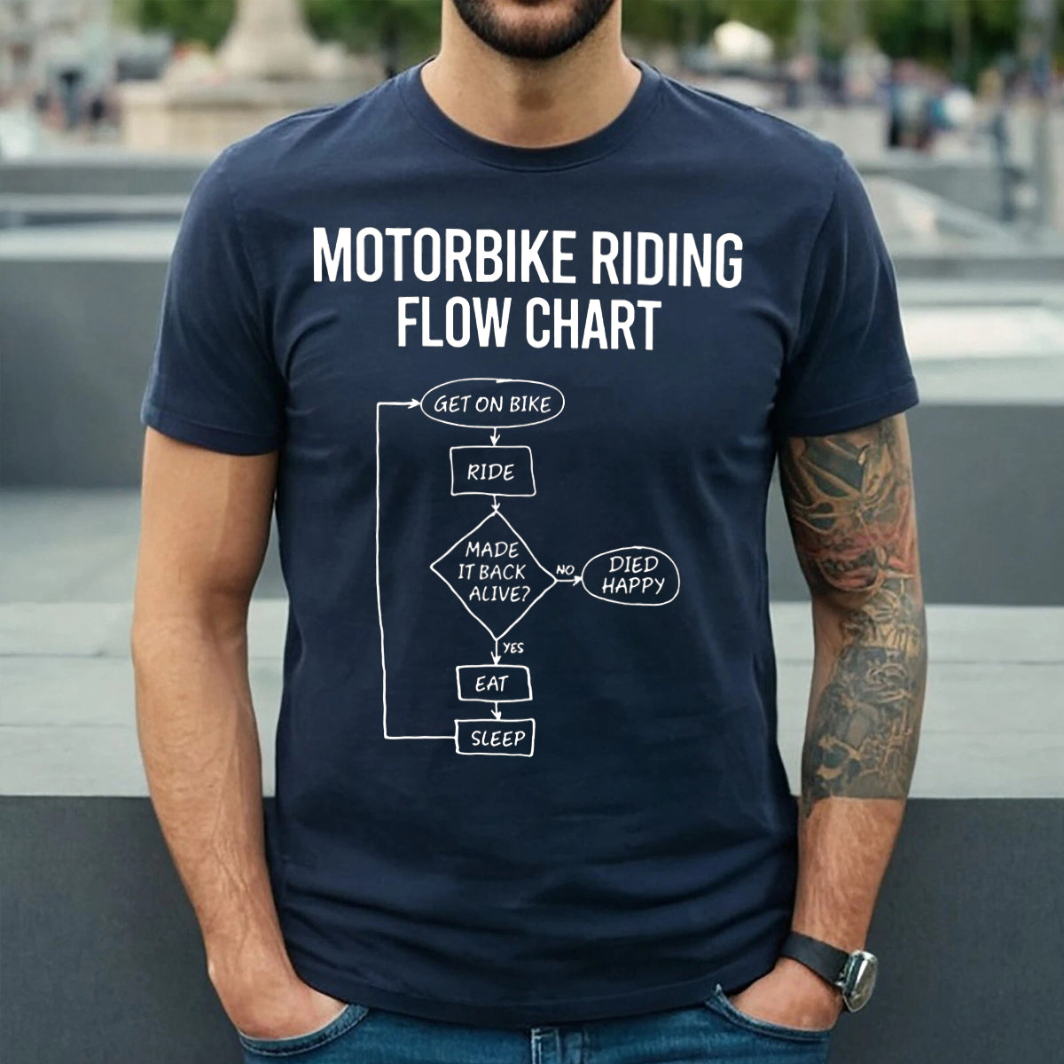 Motorbike Riding | MEN'S T-SHIRT