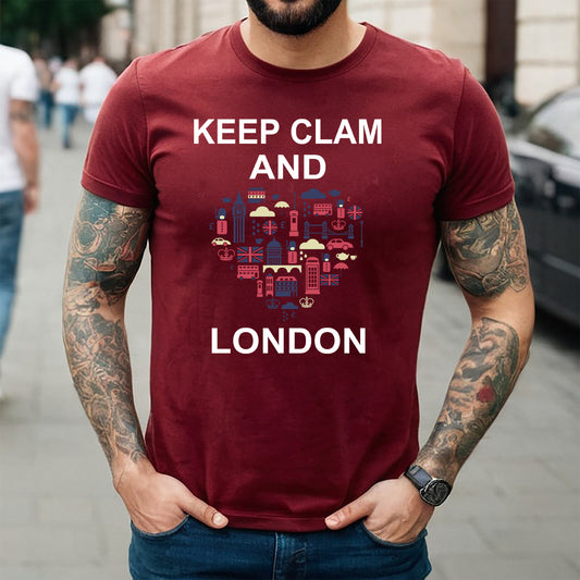 KEEP CLAM AND LONDON| MEN'S T-SHIRT