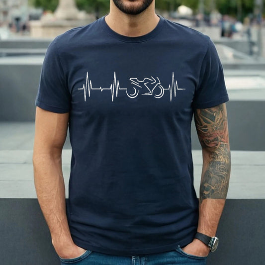 Motorcycle Heartbeat | MEN'S T-SHIRT