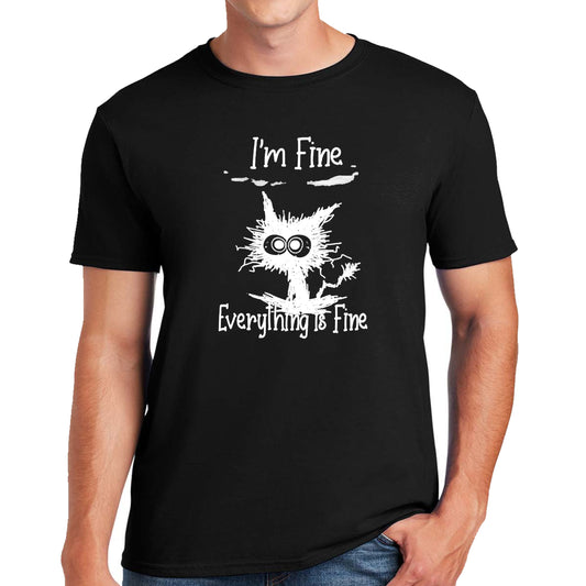 I'M WATCHING YOU | CAT DESIGN PRINT | MEN'S T-SHIRT I'M WATCHING YOU | CAT DESIGN PRINT | MEN'S T-SHIRT