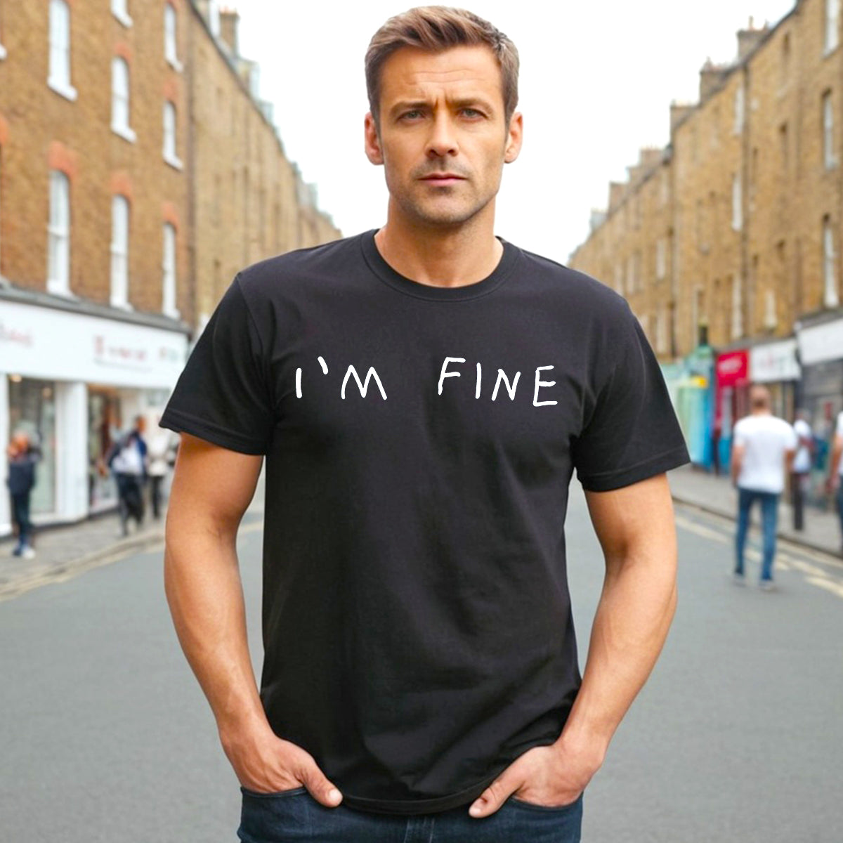 I'M FINE | MEN'S T-SHIRT
