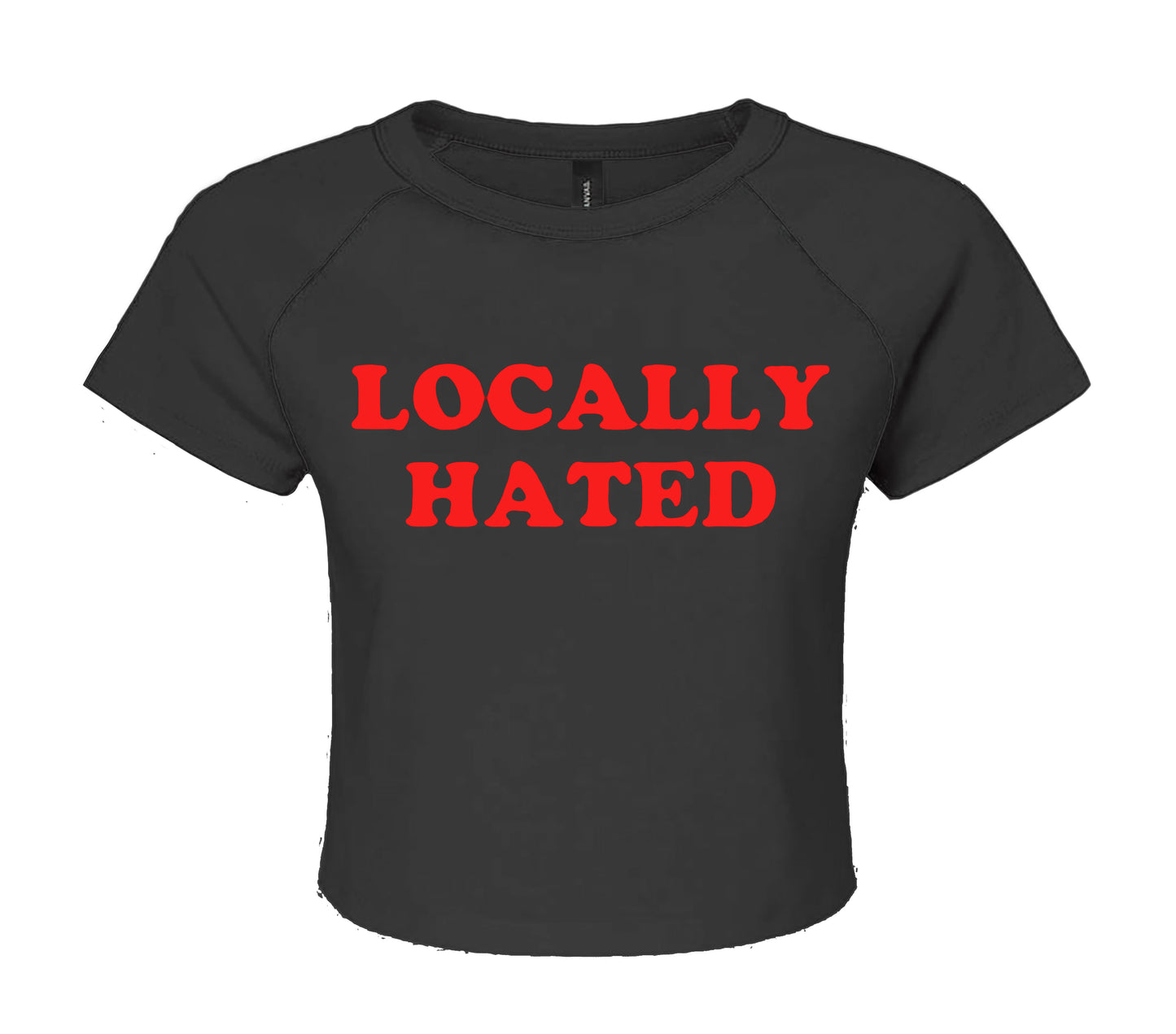 LOCALLY HATED| LADIES CROP TOP