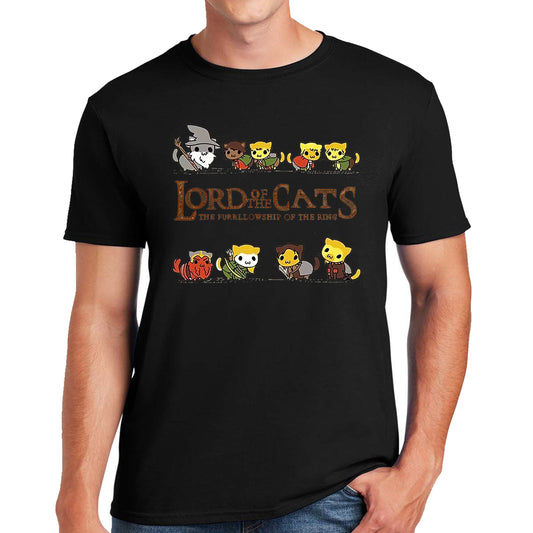 LORD OF THE CATS | CAT DESIGN PRINT | MEN'S T-SHIRT LORD OF THE CATS | CAT DESIGN PRINT | MEN'S T-SHIRT