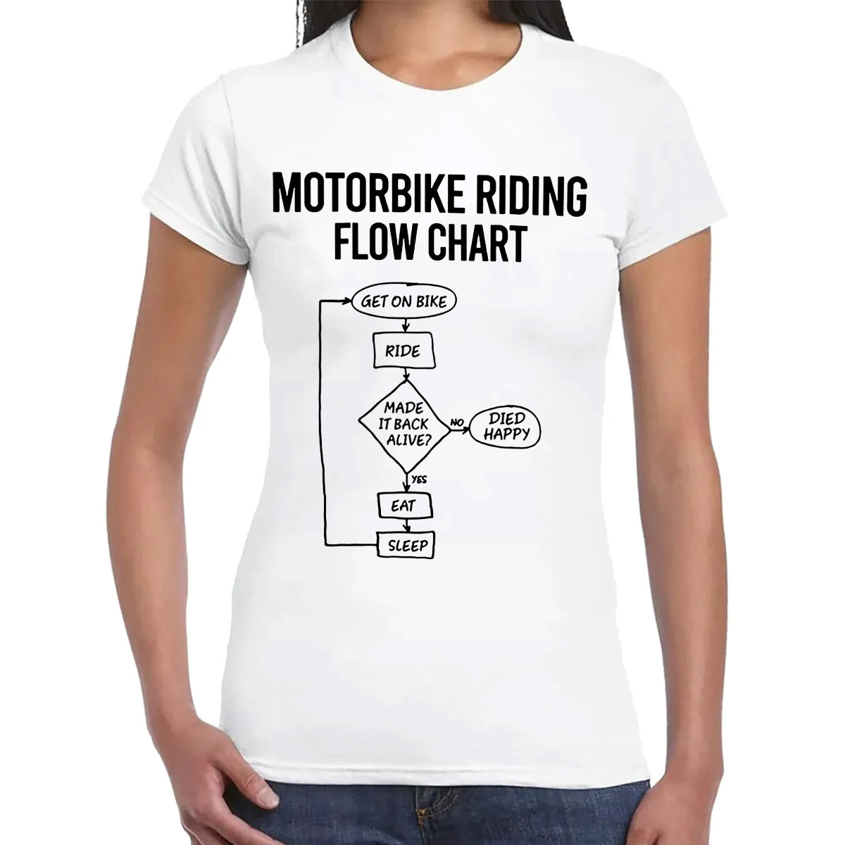 Motorbike Riding | LADIES T-SHIRT