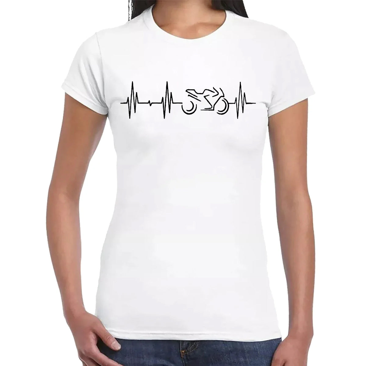 Motorcycle Heartbeat | LADIES T-SHIRT