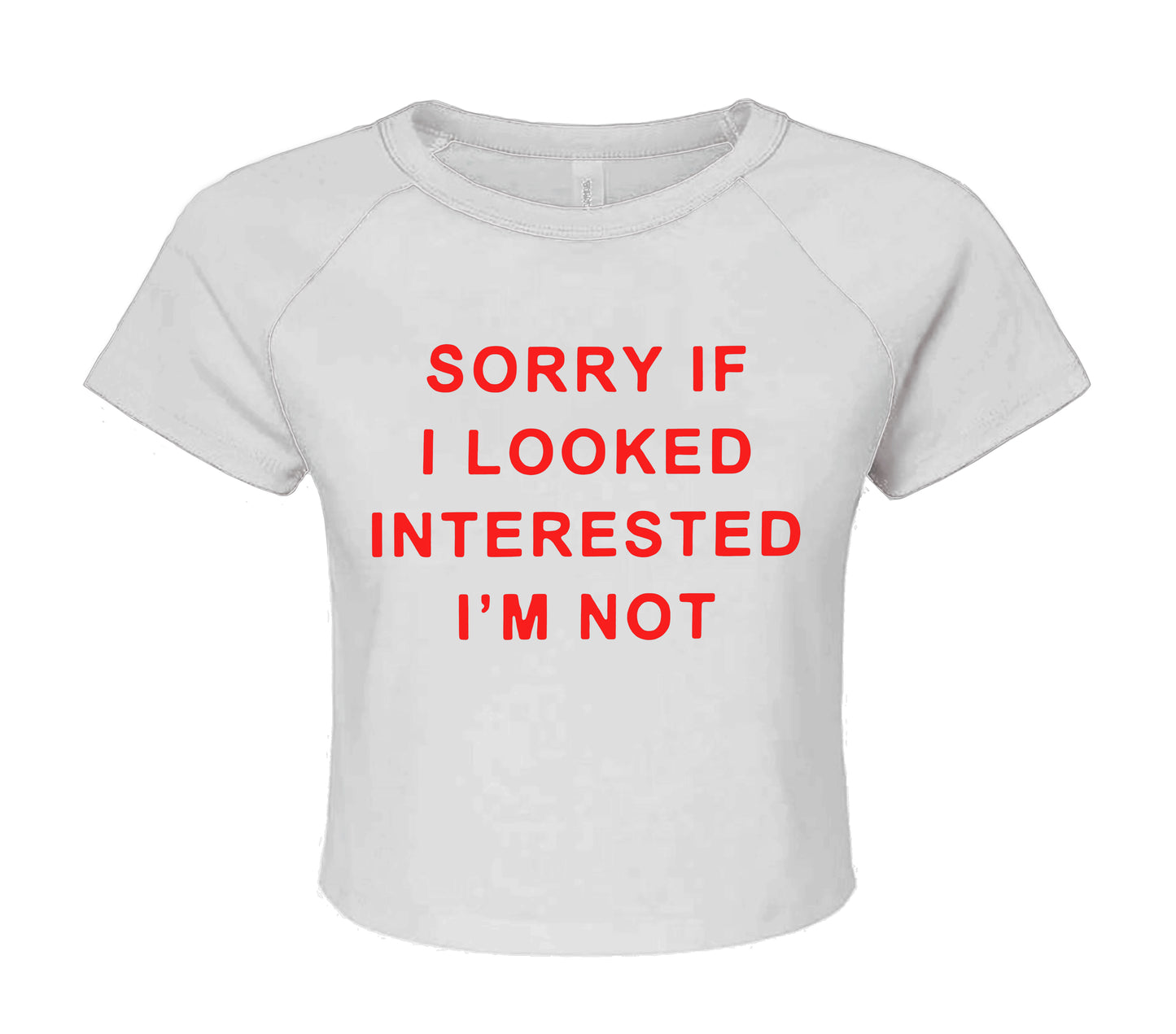 SORRY IF I LOOKED | CROP TOP FOR LADIES