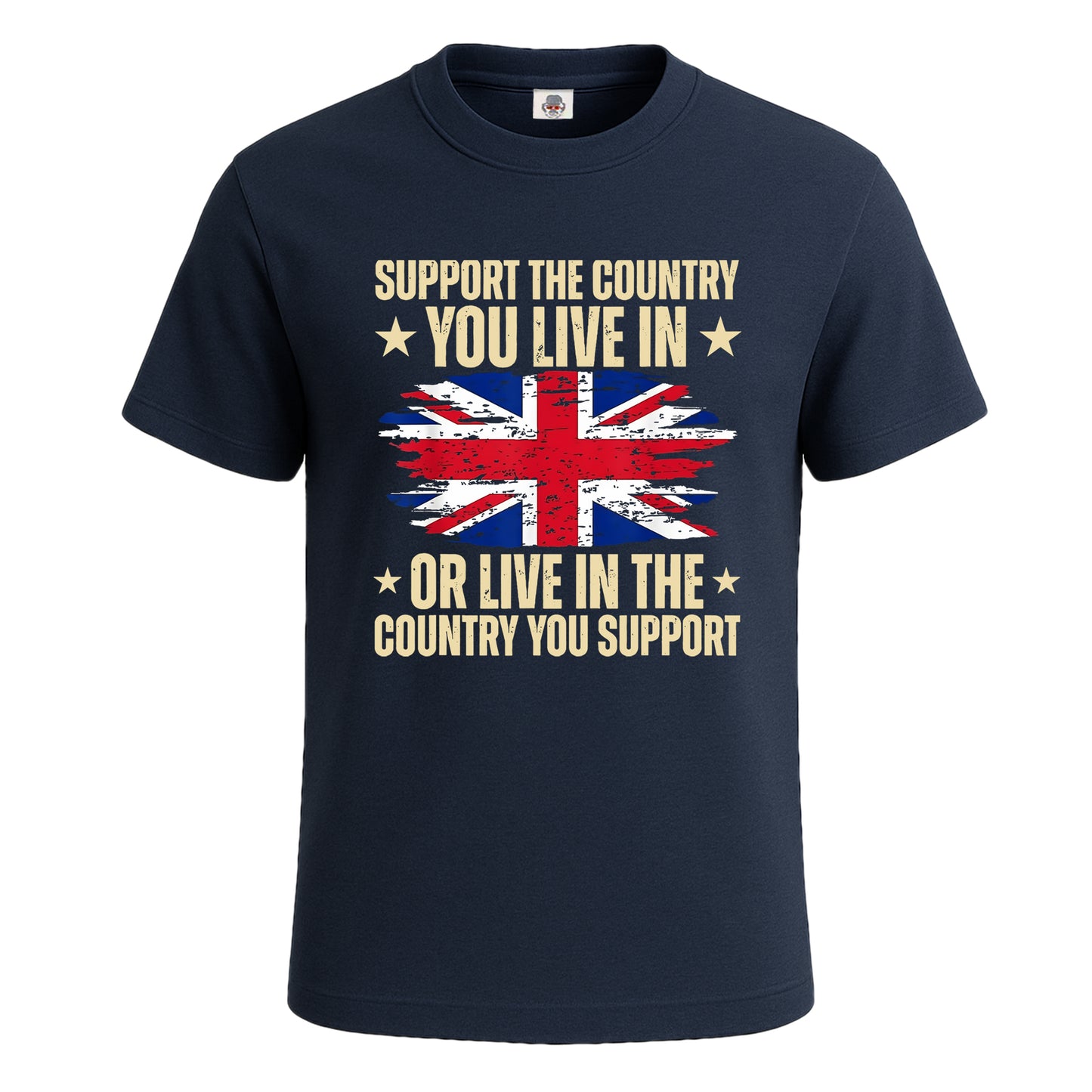 Support The Country You | T-Shirt For Men's NAVY T-SHIRT Support The Country You | T-Shirt For Men's