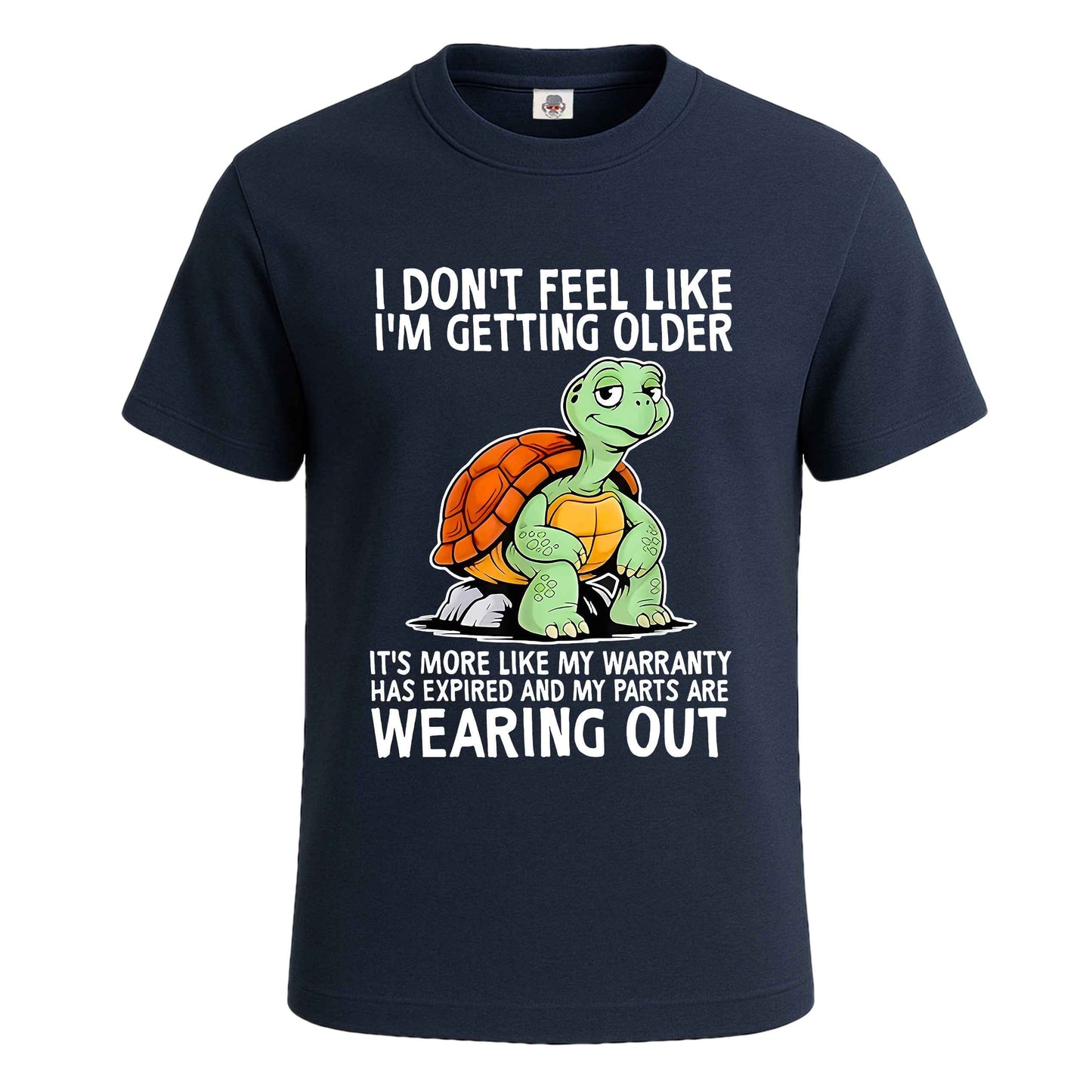 Turtle I Don't Feel Like | T-Shirt For Men's NAVY T-SHIRT Turtle I Don't Feel Like | T-Shirt For Men's