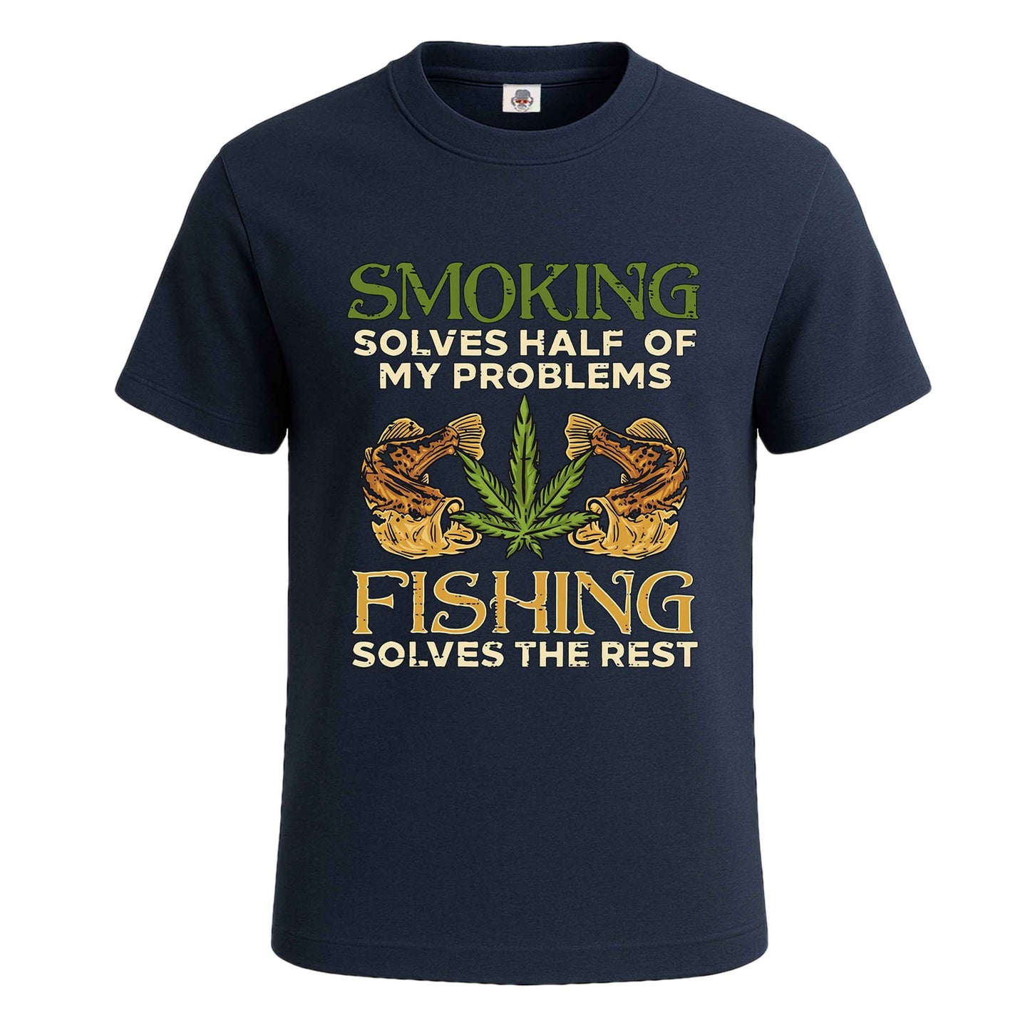 Smoking Solves Half | T-Shirt For Men's