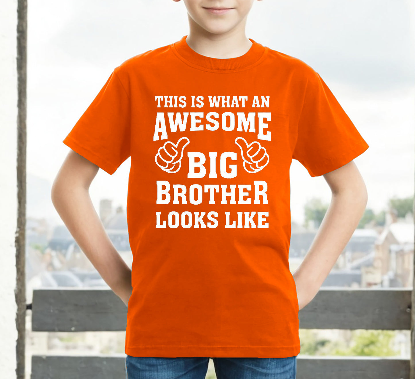 AWESOME BIG BROTHER LOOKS LIKE | KID'S T-SHIRT AWESOME BIG BROTHER LOOKS LIKE | KID'S T-SHIRT