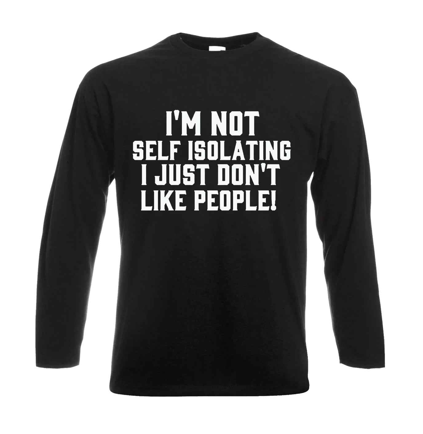 I'm Not Social | Men's Long Sleeve