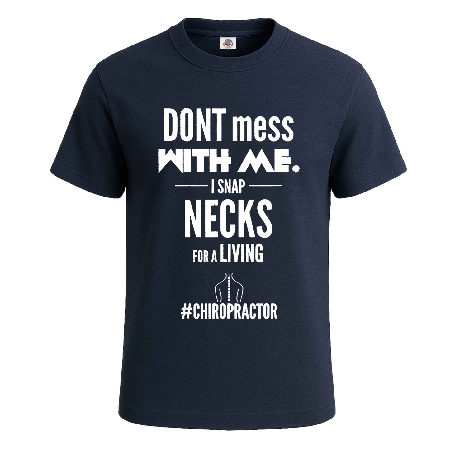 I Snap Necks For | T-Shirt For Men's NAVY T-SHIRT I Snap Necks For | T-Shirt For Men's