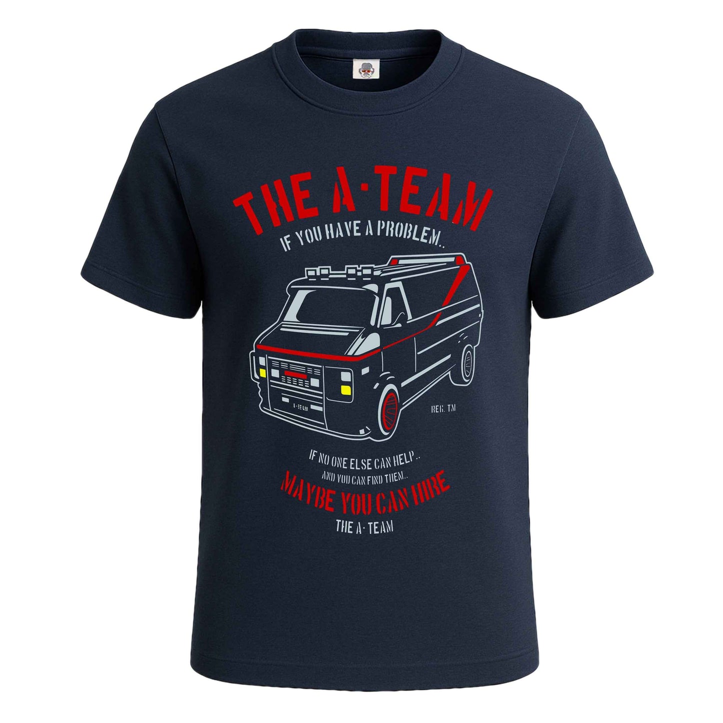 The A-team Retro | T-Shirt For Men's NAVY T-SHIRT The A-team Retro | T-Shirt For Men's