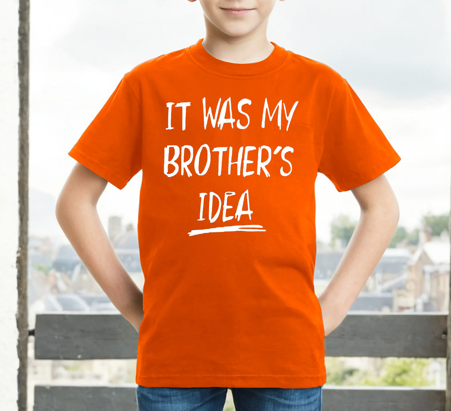 IT WAS MY BROTHER'S IDEA | KID'S T-SHIRT IT WAS MY BROTHER'S IDEA | KID'S T-SHIRT