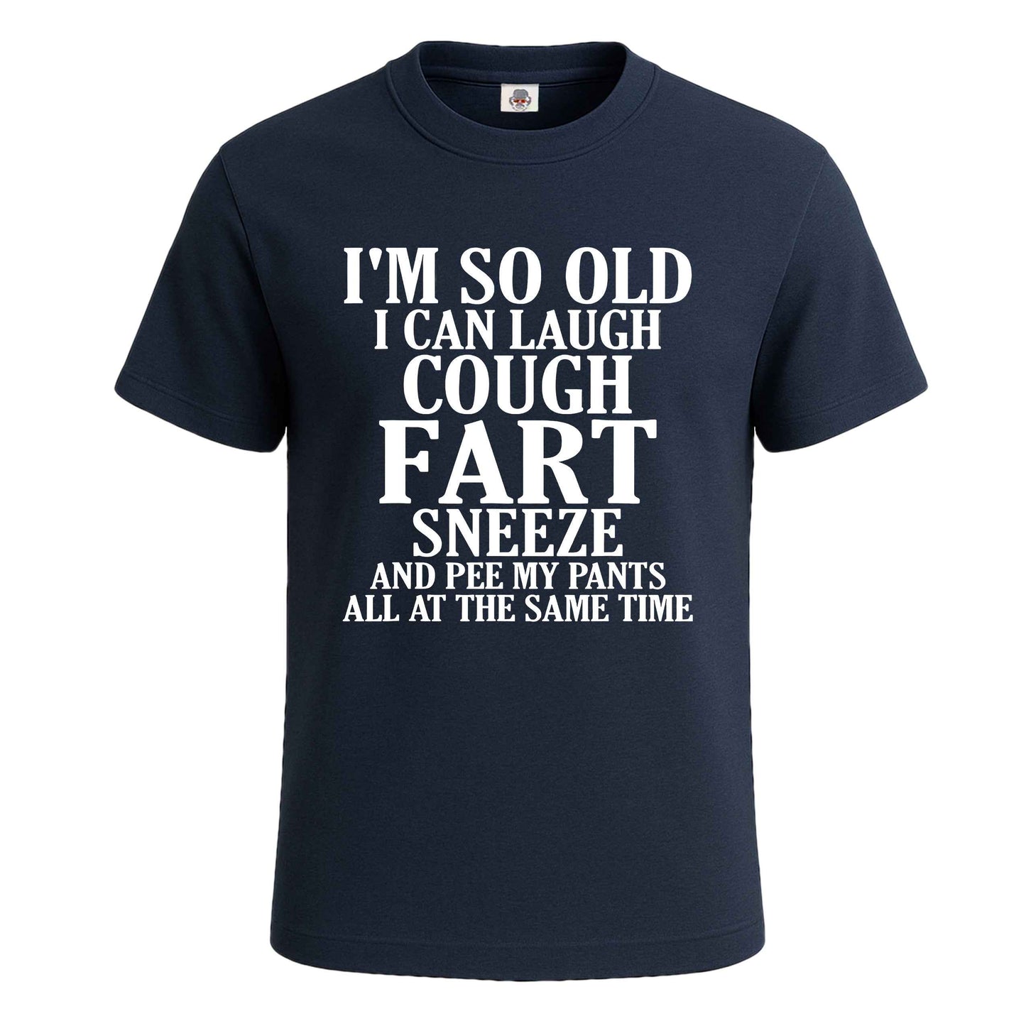 I'M SO OLD I CAN LAUGH | T-Shirt For Men's NAVY T-SHIRT I'M SO OLD I CAN LAUGH | T-Shirt For Men's