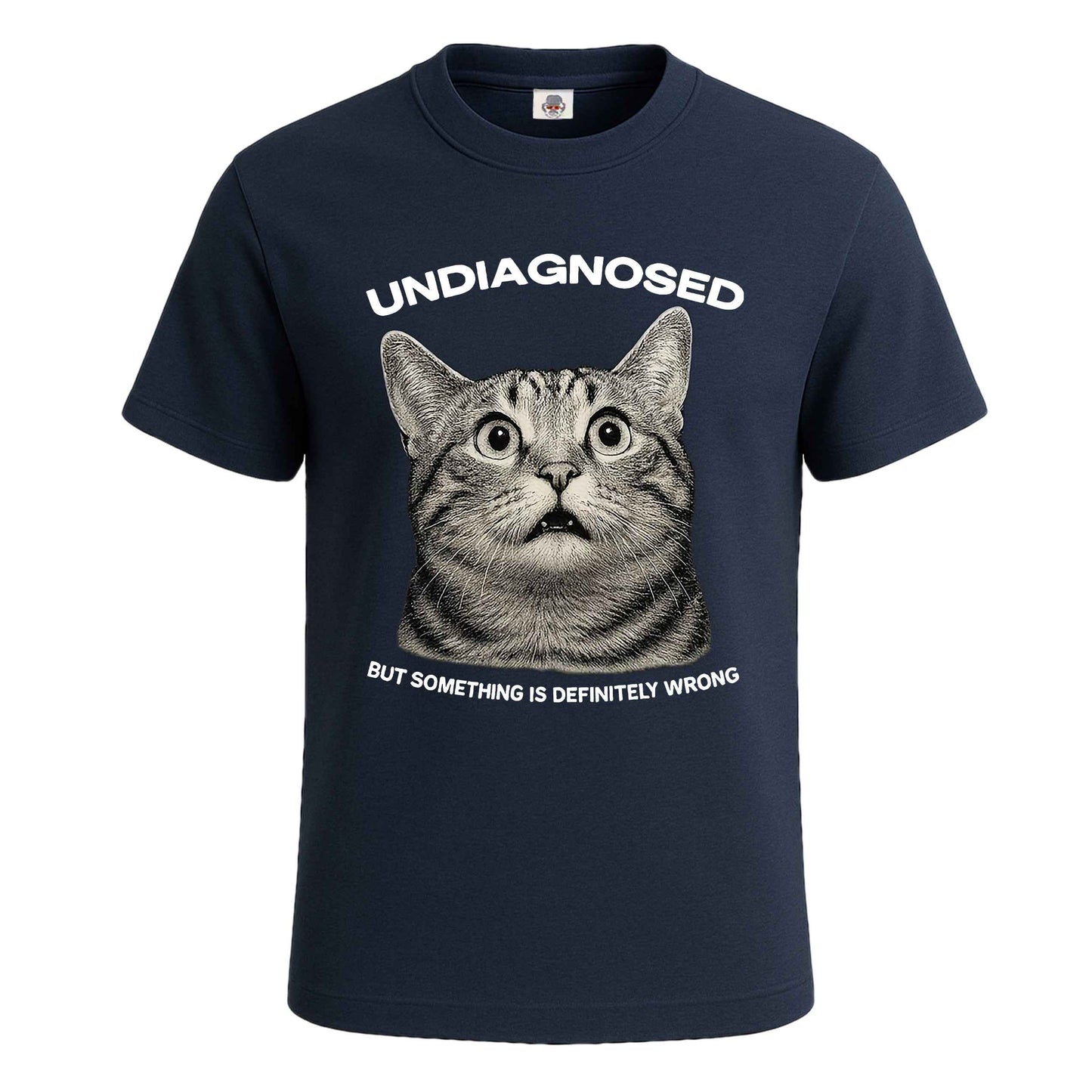 Undiagnosed But Everyone's | T-Shirt For Men's NAVY T-SHIRT Undiagnosed But Everyone's | T-Shirt For Men's