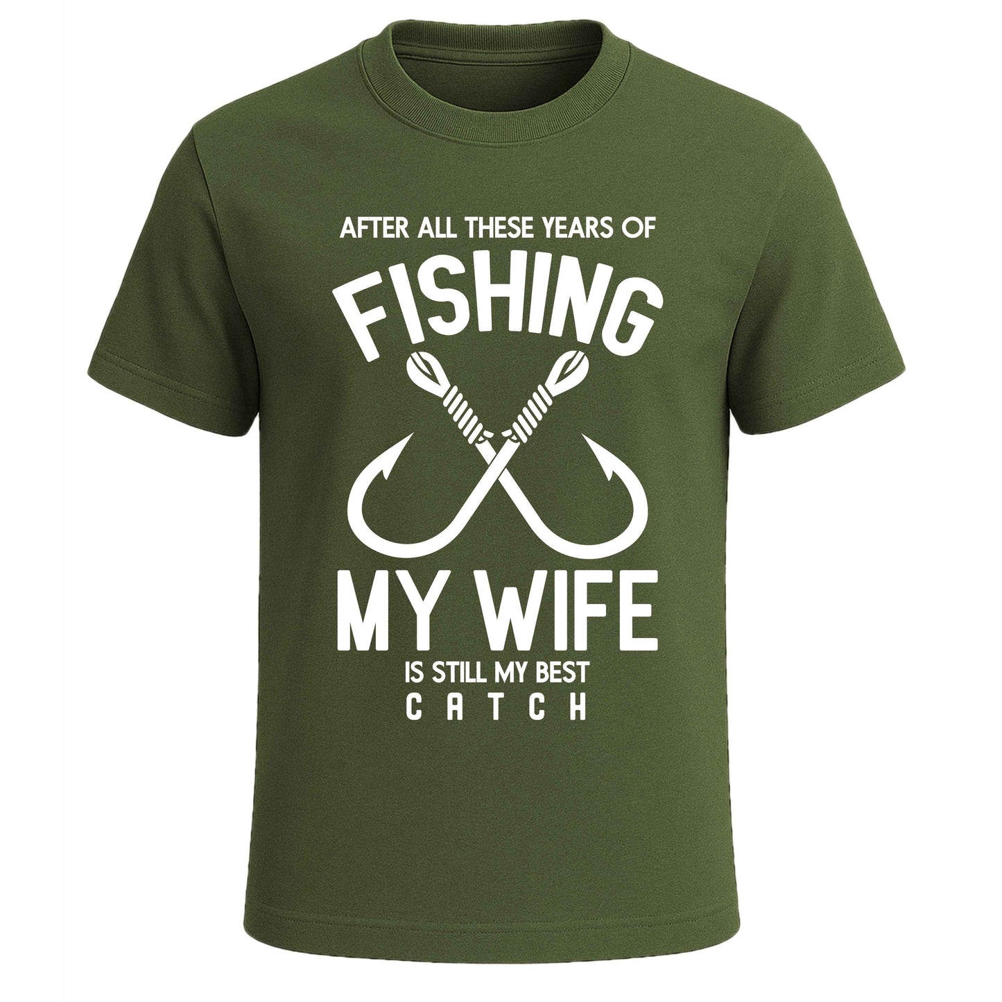 FISHING MY WIFE MEN'S T-SHIRT