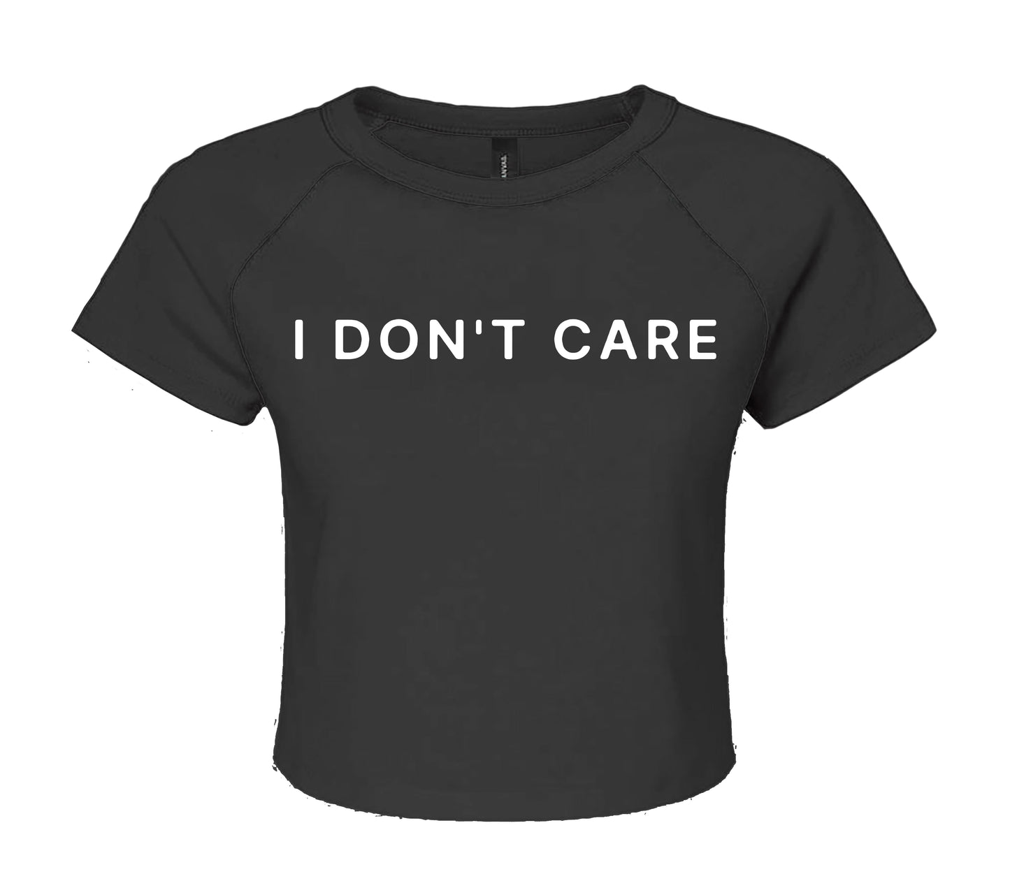 I DON'T CARE | LADIES CROP TOP