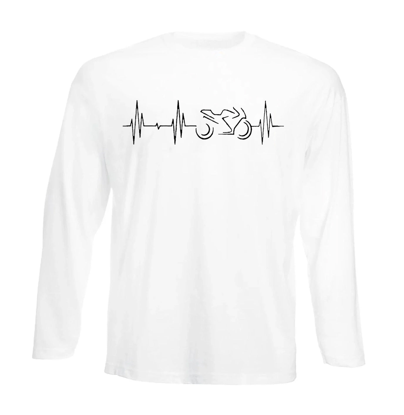 Motorcycle Heartbeat | Men's Long Sleeve