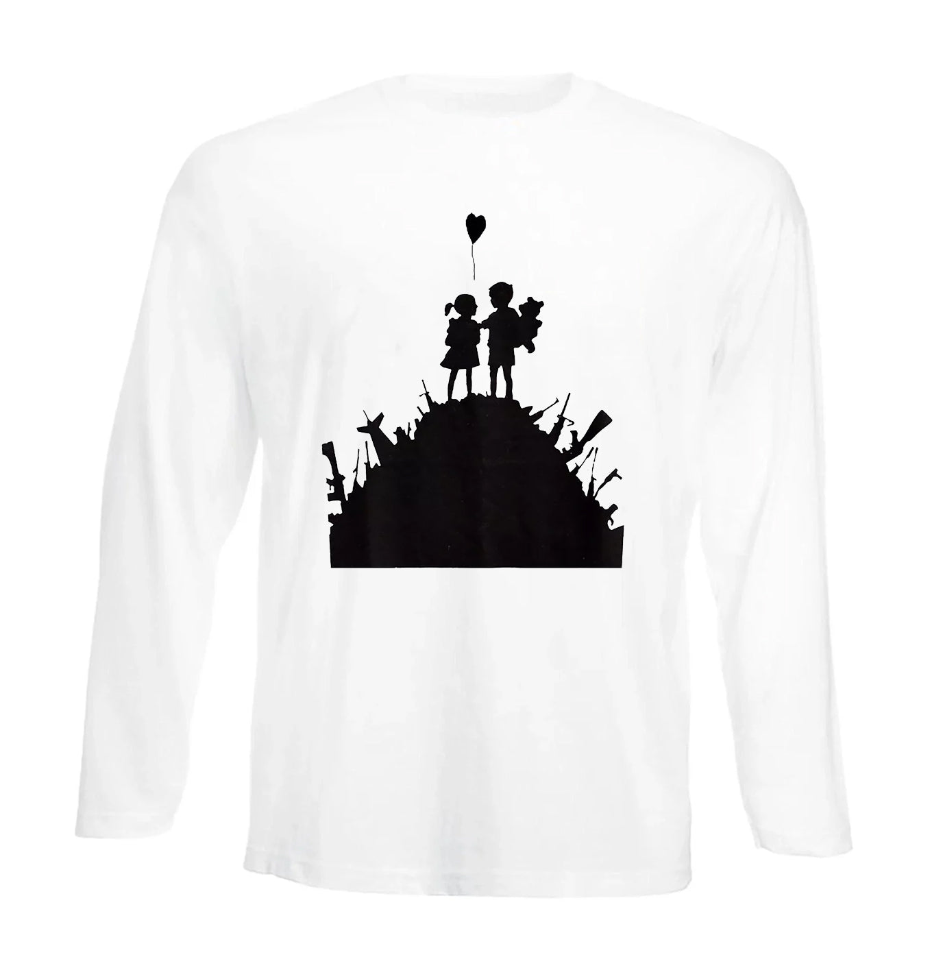 Banksy Kids On | Men's Long Sleeve