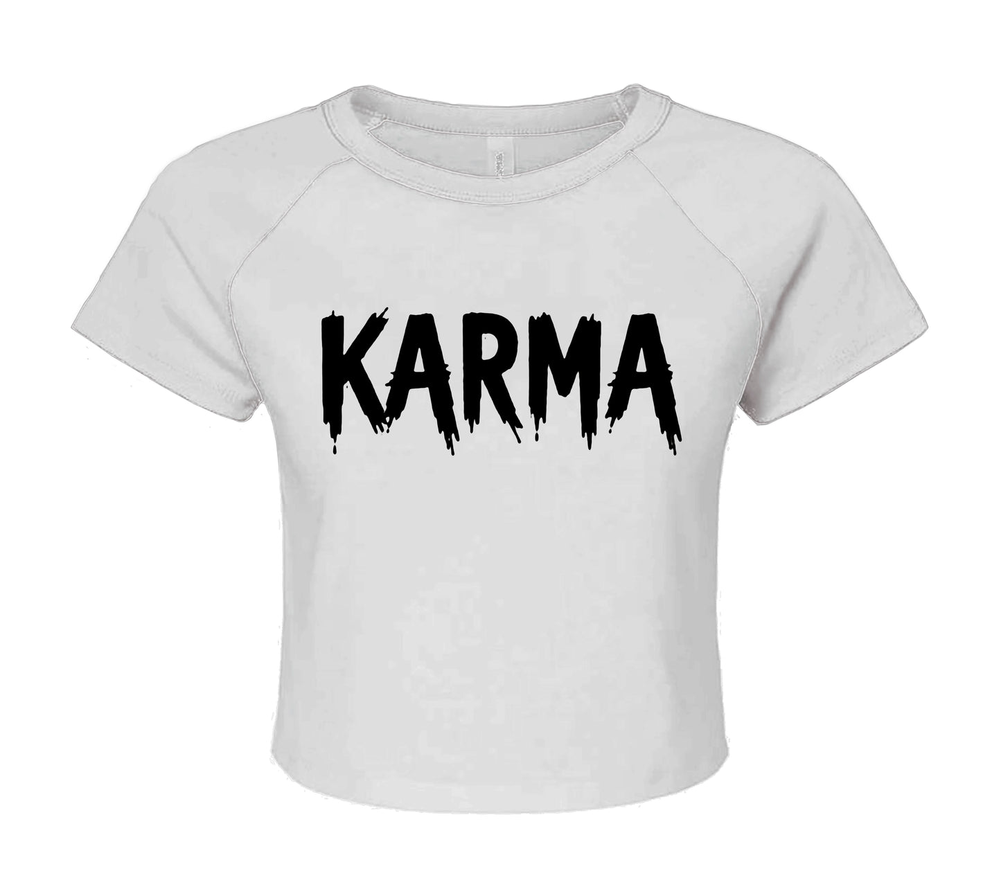 KARMA COOL SLOGAN | CROP TOP FOR LADIES