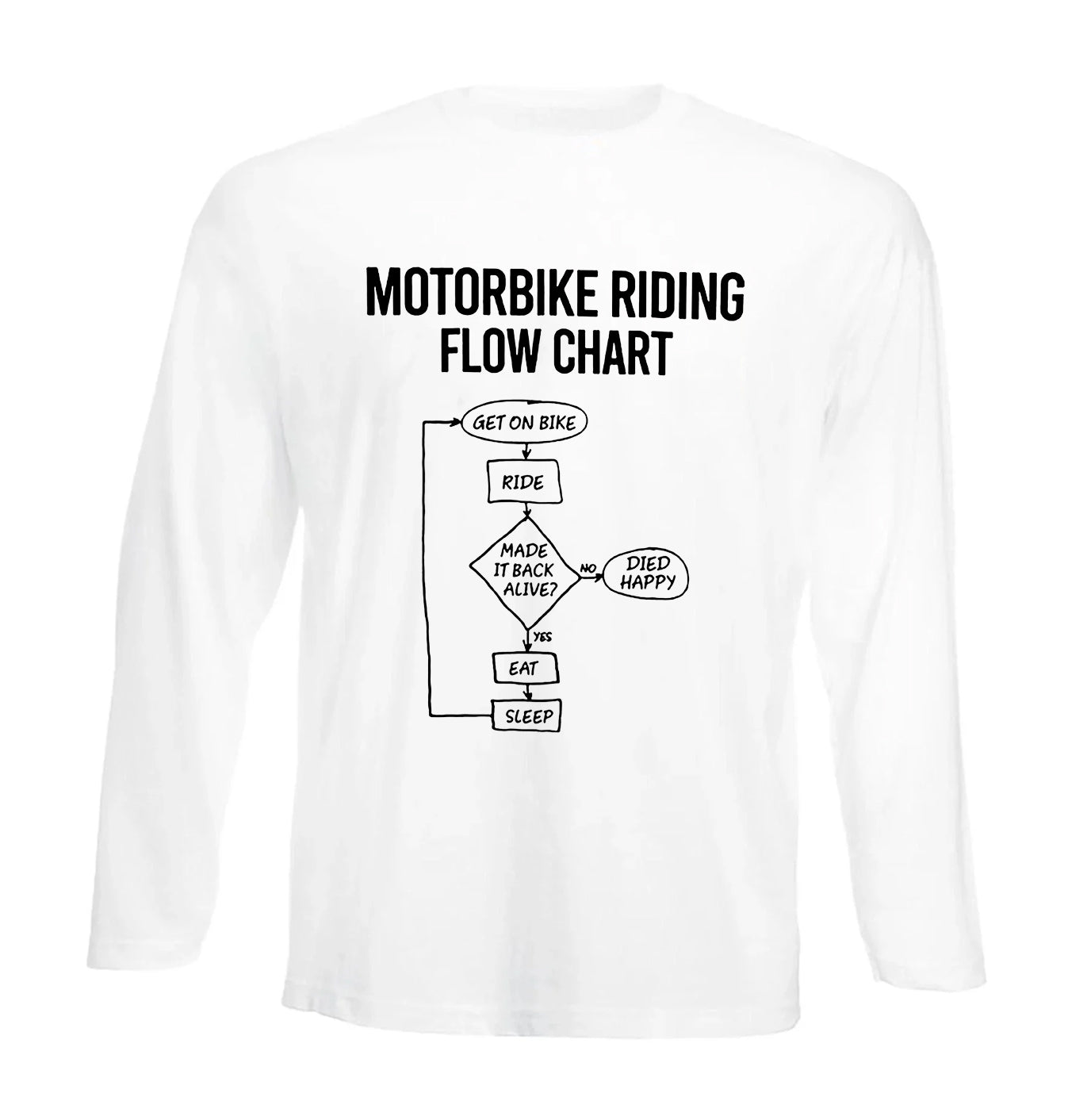 Motorbike Riding | Men's Long Sleeve