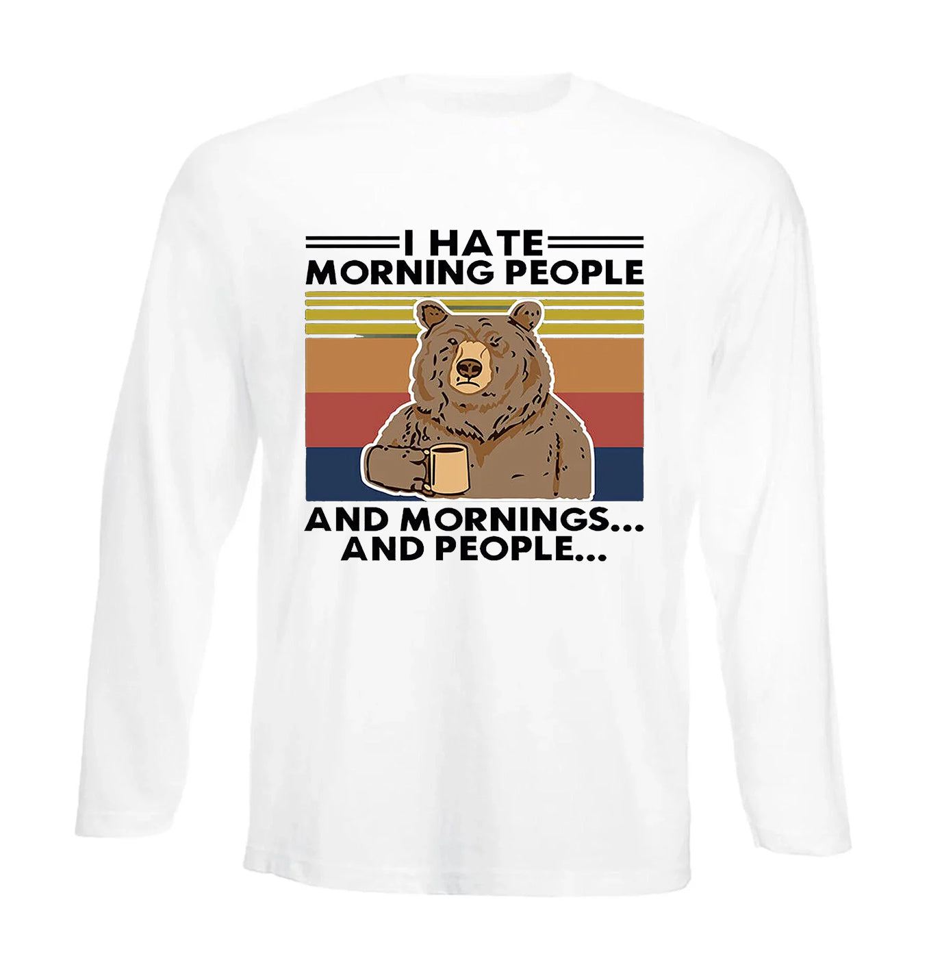 I Hate Morning | Men's Long Sleeve