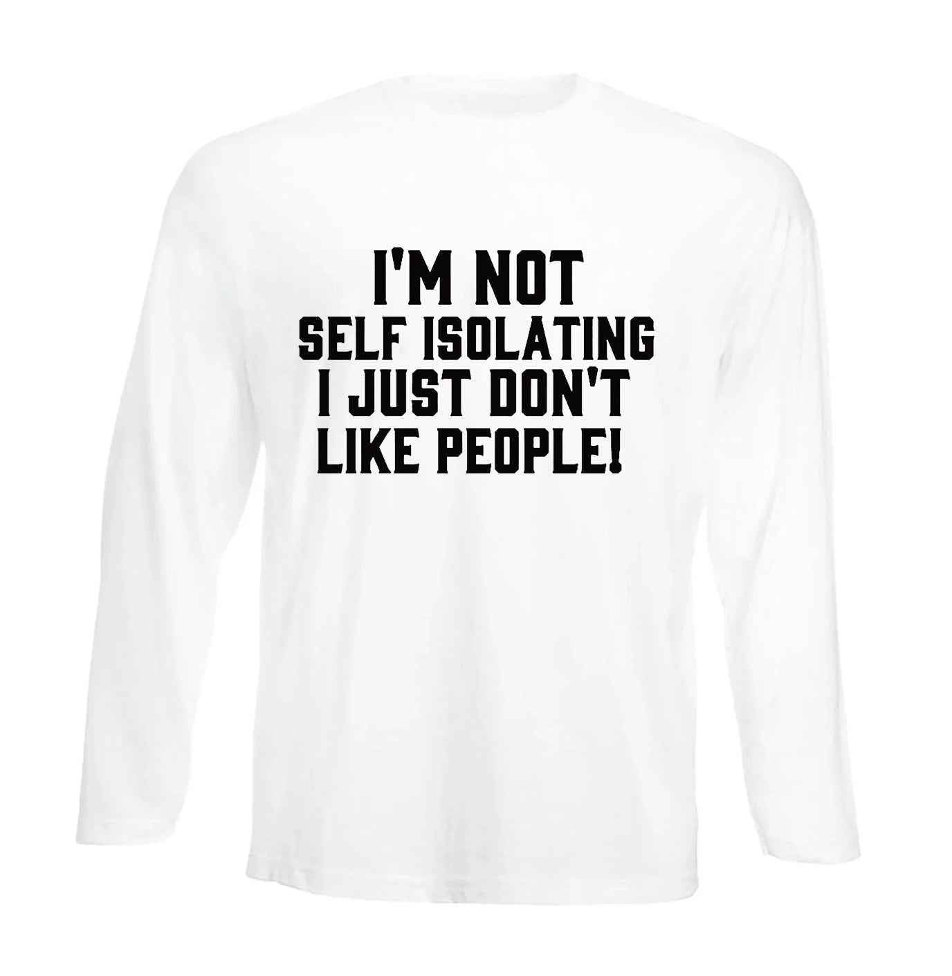 I'm Not Social | Men's Long Sleeve