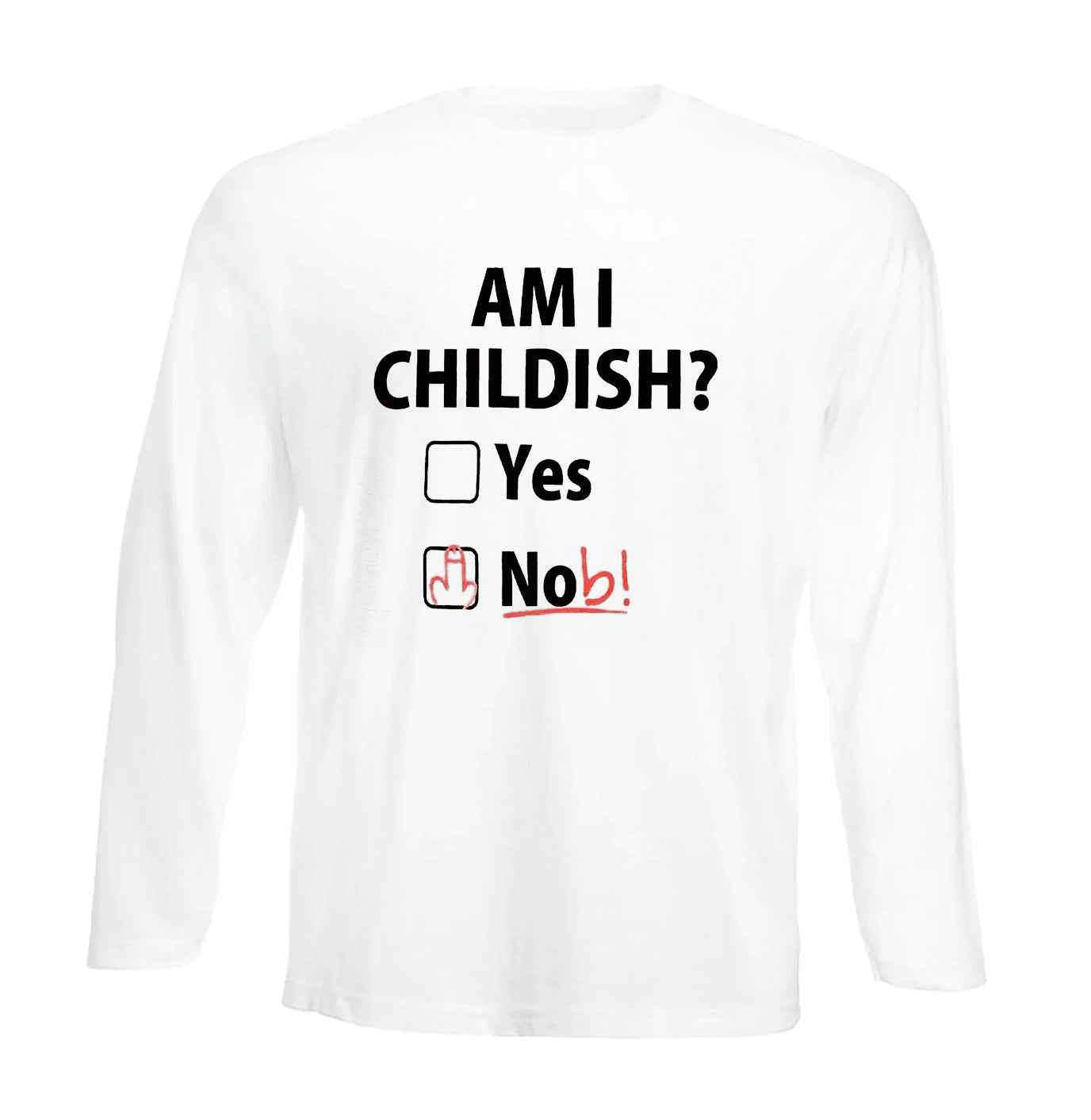 Am I Childish | Men's Long Sleeve